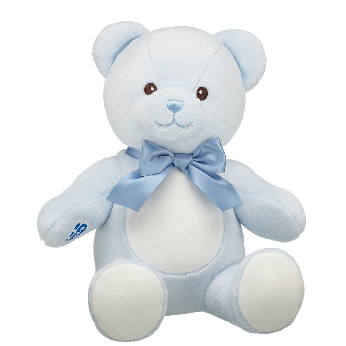 Baby Blue Teddy Bear With Gifting Bow