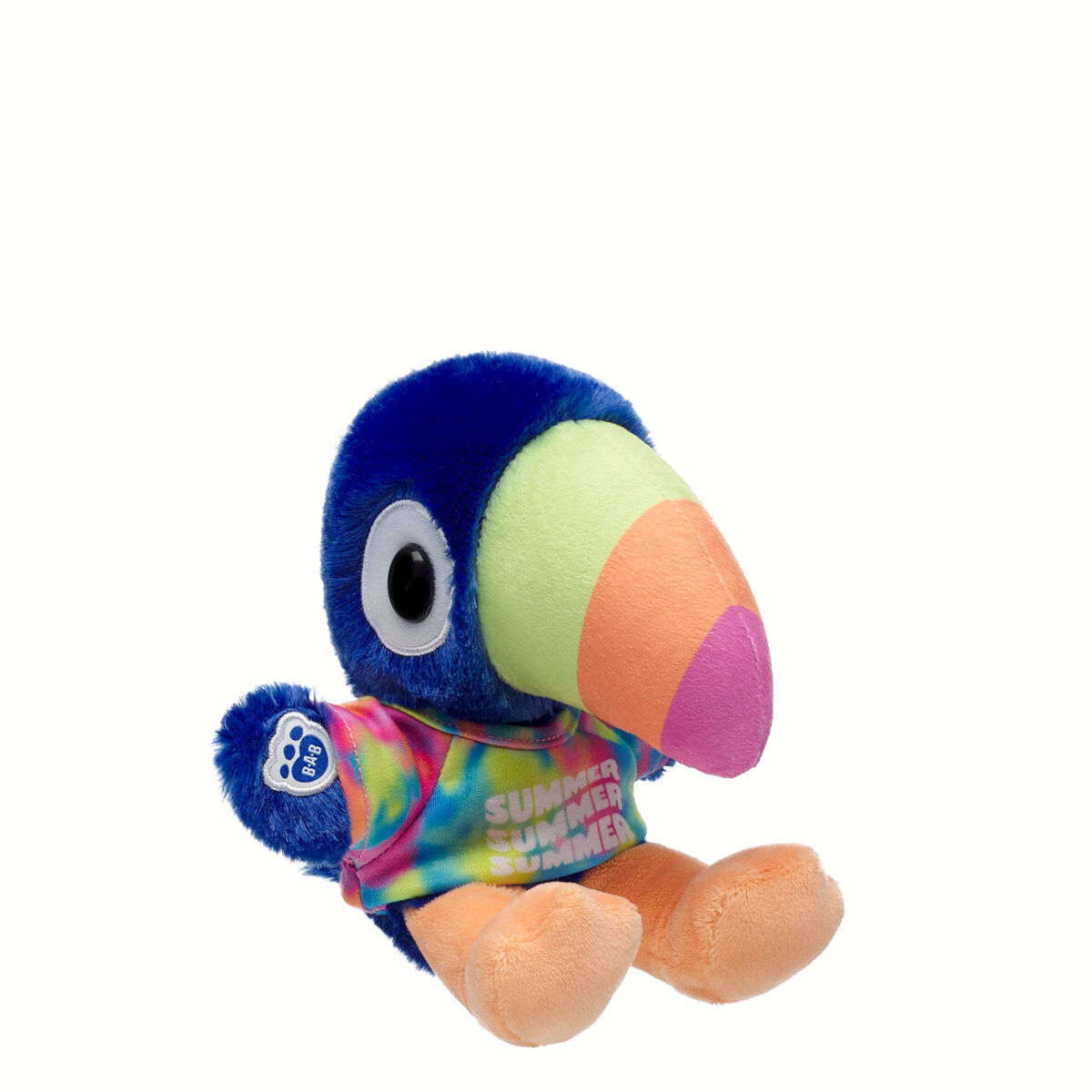 Build-A-Bear Mini Beans Too Cute Toucan Stuffed Animal With T-Shirt