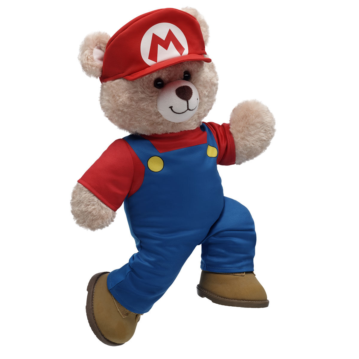 Super Mario Happy Hugs Teddy Bear Mario Gift Set