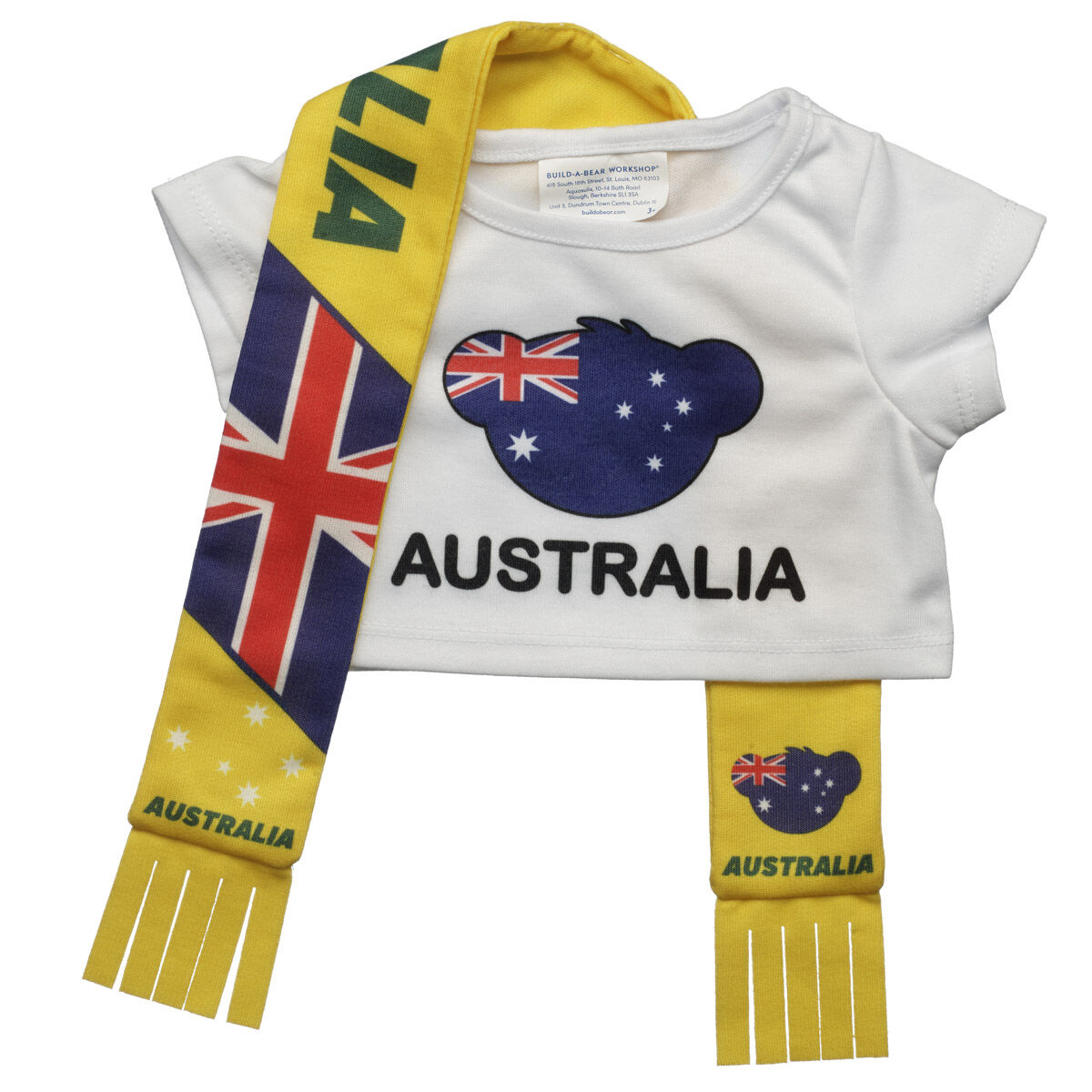 Australia Scarf And T-Shirt Set