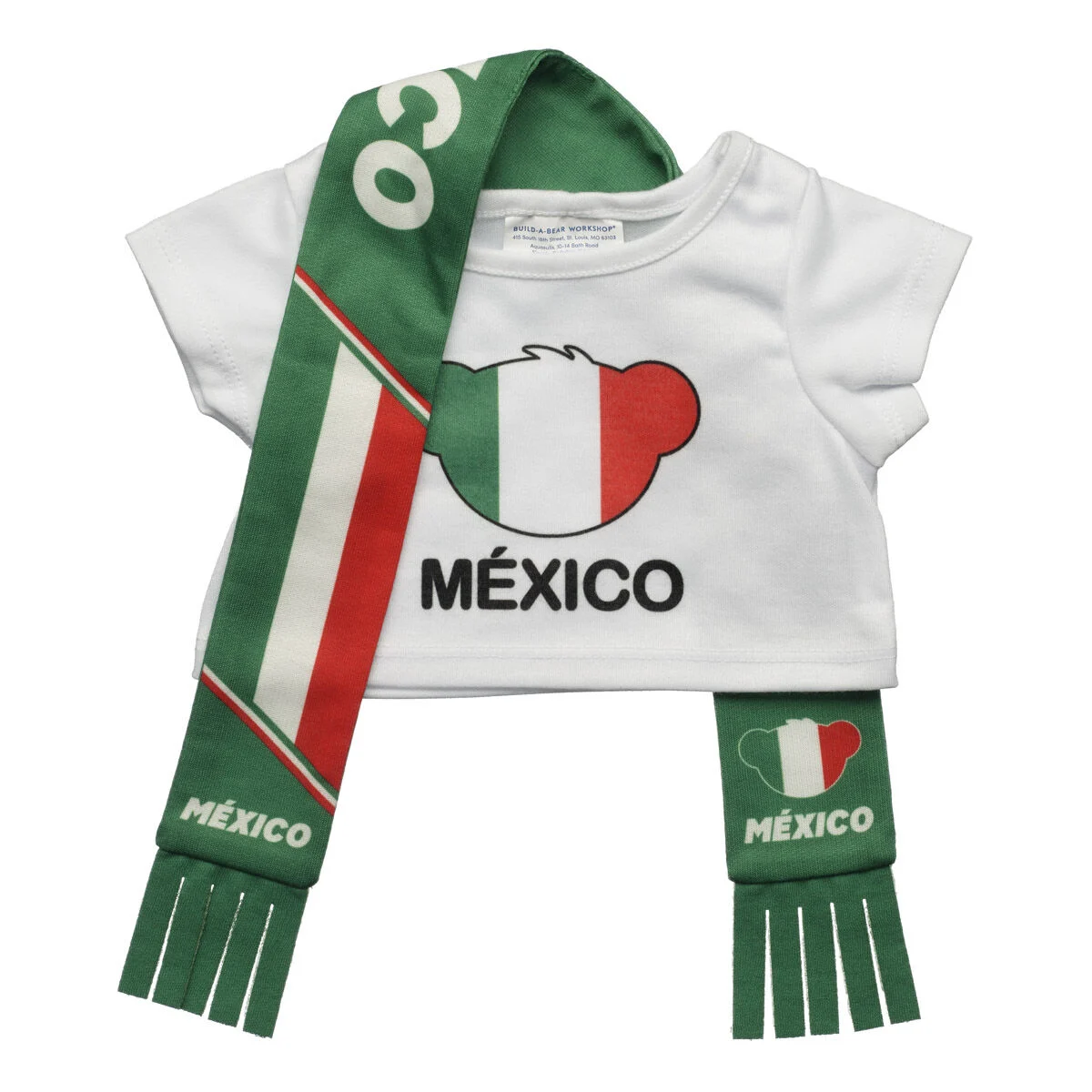 Mexico Scarf And T-Shirt Set