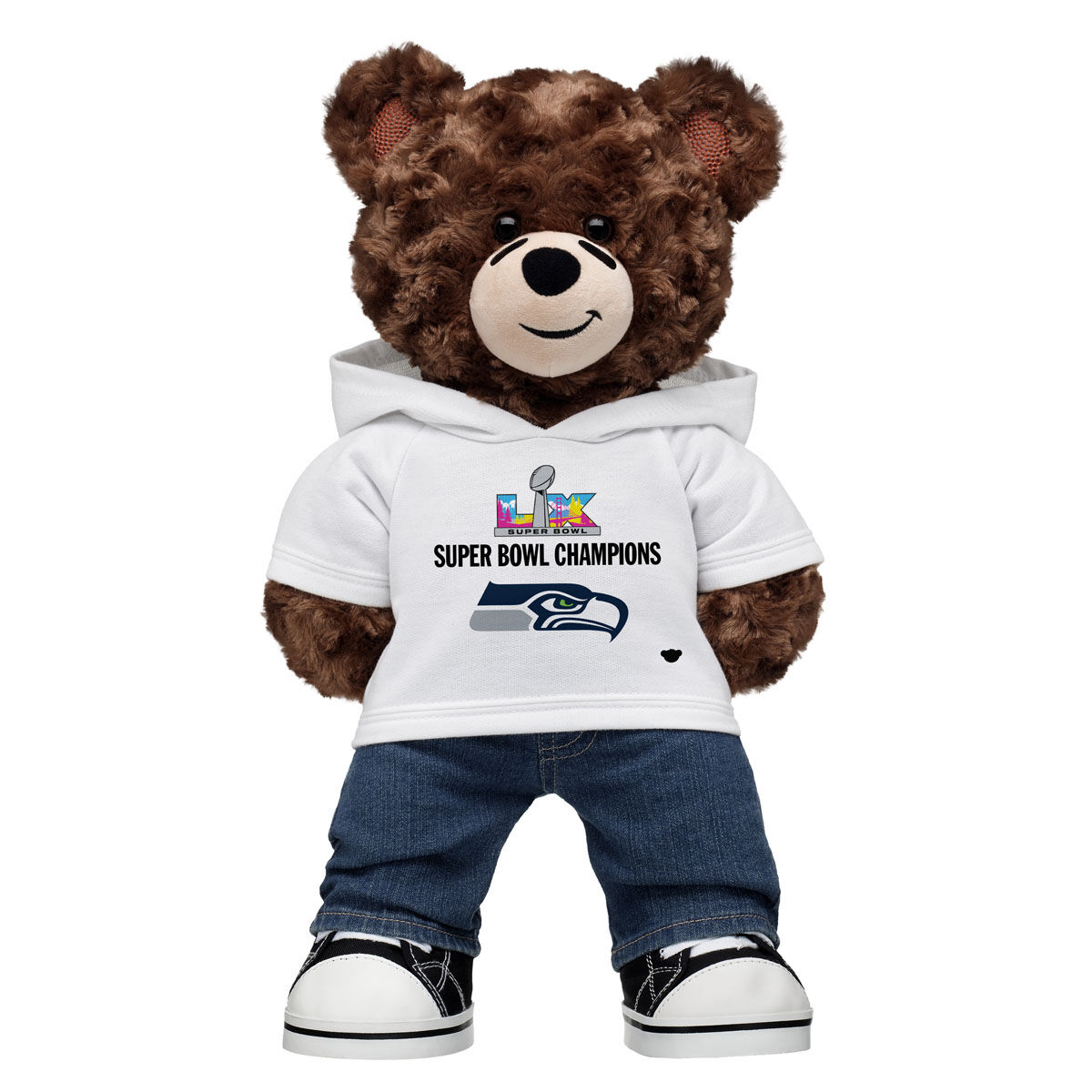 Football Teddy Bear Super Bowl Lx Seattle Seahawks Gift Set
