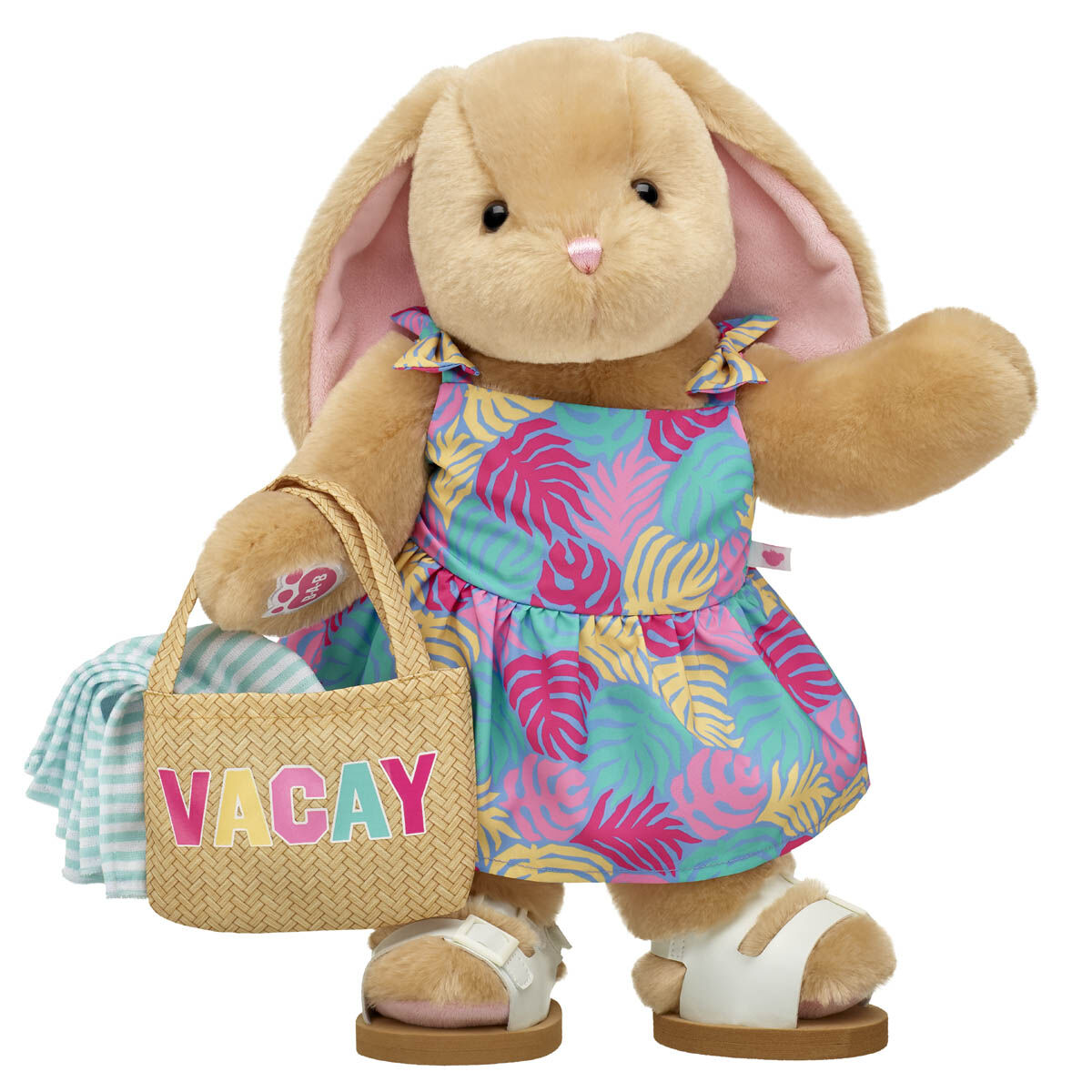 Pawlette Bunny Plush Vacay Gift Set