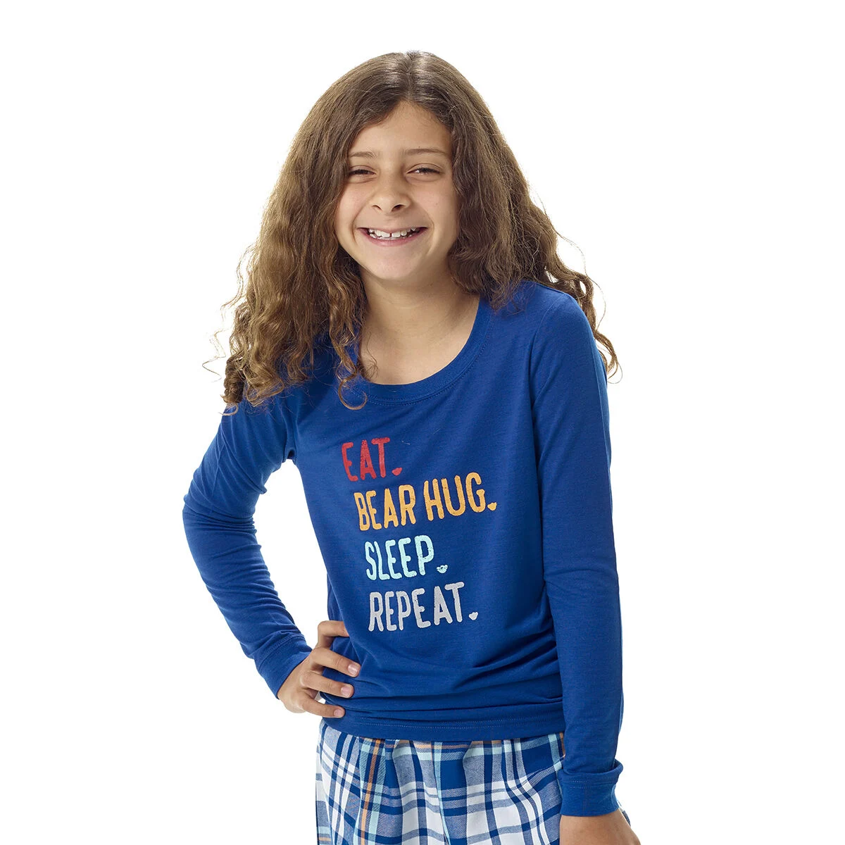 Build-A-Bear Pajama Shop Eat Sleep Repeat Top - Toddler & Youth